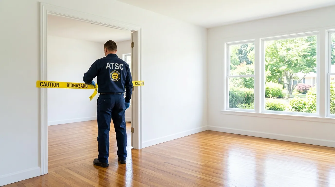 Certified biohazard cleanup crew performing Crime Scene Cleanup in Fair Oaks